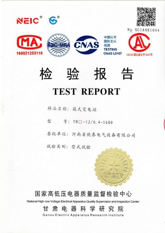 檢驗(yàn)報(bào)告